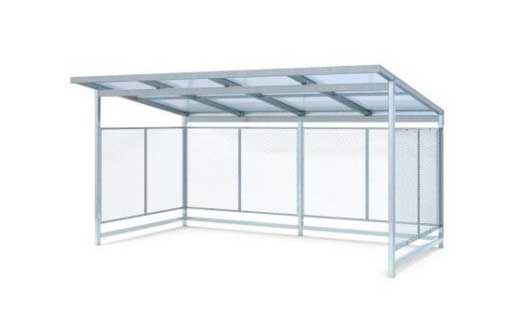 cykelgarage med 12 platser